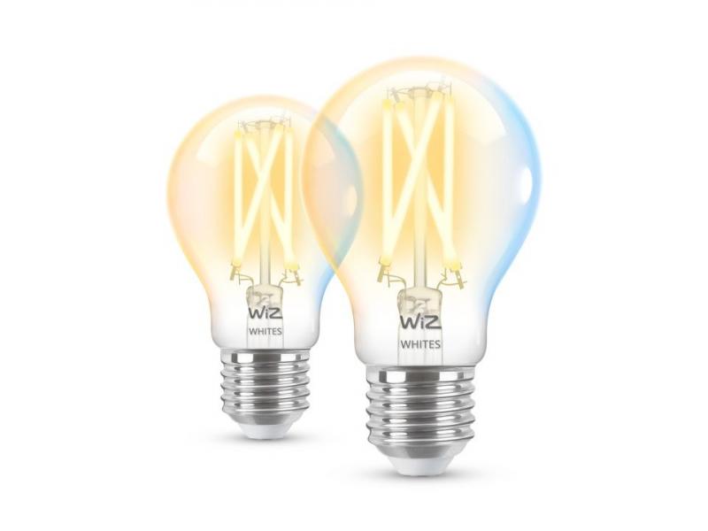 2er Pack WIZ E27 Smarte LED Filament Lampe Tunable White 7W wie 60W WLAN