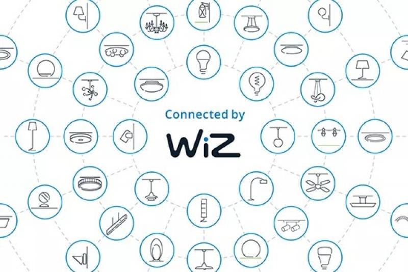 WIZ Smarter mobiler Button - Wandschalter steuerbar über WLAN/ Wi-Fi indoor batteriebetrieben