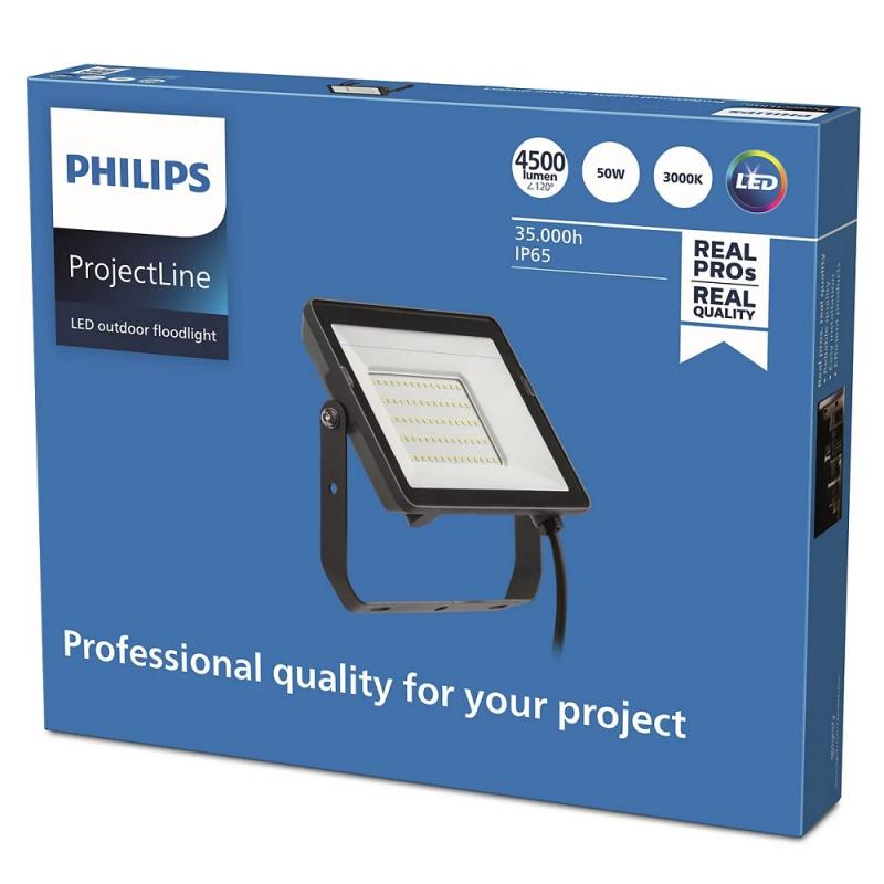 Philips LED-Scheinwerfer Projectline 50W 3000K warmweißes Licht IP65