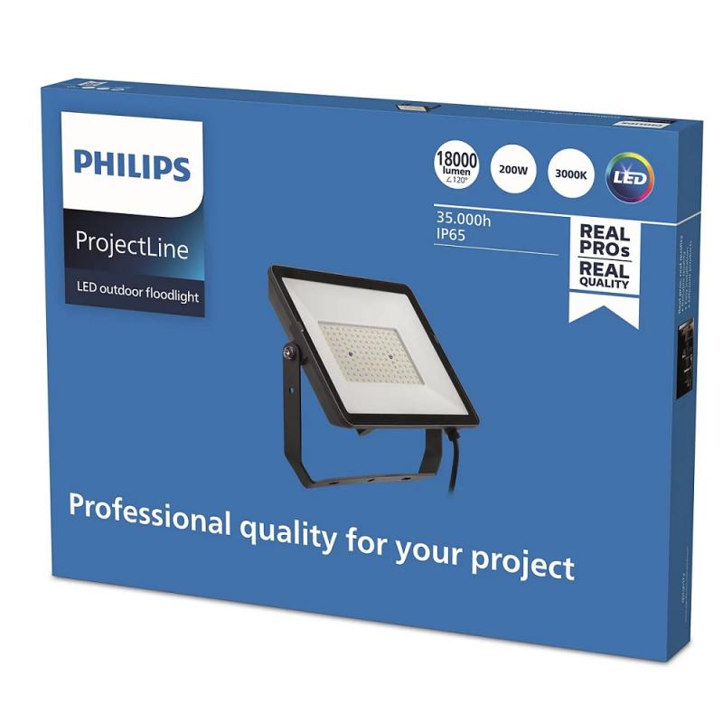 Philips LED-Scheinwerfer Projectline 200W 3000K warmweißes Licht IP65