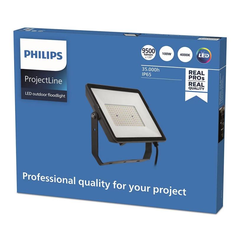 Philips LED-Scheinwerfer Projectline 100W 4000K neutralweißes Licht IP65