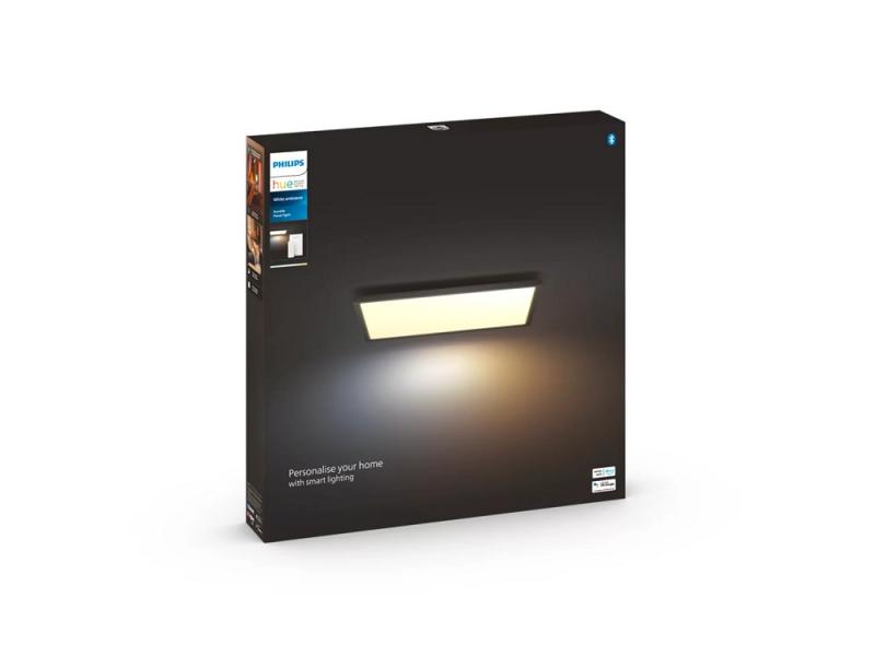 Philips Hue Philips Hue White Ambiance Panelleuchte Aurelle mit Dimmschalter / Zigbee oder Bluetooth in Schwarz