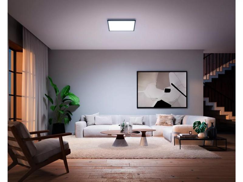 Philips Hue Philips Hue White Ambiance Panelleuchte Aurelle mit Dimmschalter / Zigbee oder Bluetooth in Schwarz