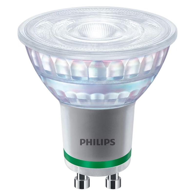 Ultra Effizienter PHILIPS GU10 LED Strahler 2,1W wie 50W warmweißes Licht 3000K mit 36 ° Ausstrahlungswinkel