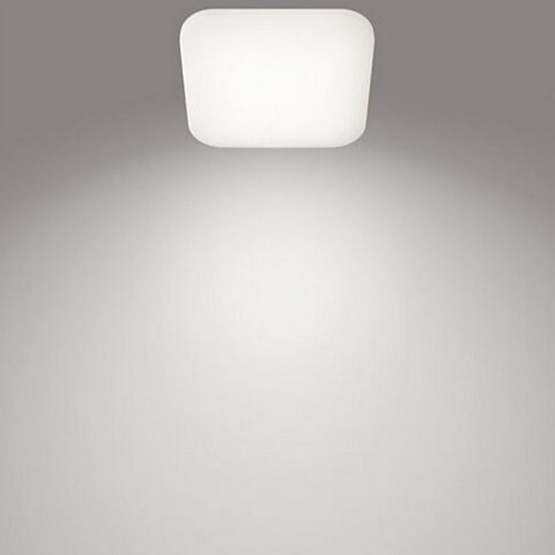 Philips LED Deckenleuchte Mauve in Weiß quaqdratische Form neutralweißes Licht - Sale - Nur begrenzter Bestand verfügbar: