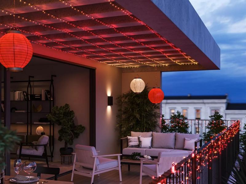 Philips Hue Festavia Lichterkette 20m für innen und außen IP54