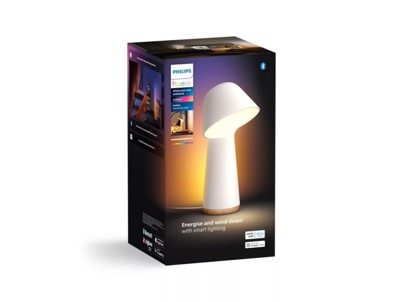 Philips Hue Twilight-Lampe zum Schlafengehen und Aufwachen, weiß  - Nachttischlampe