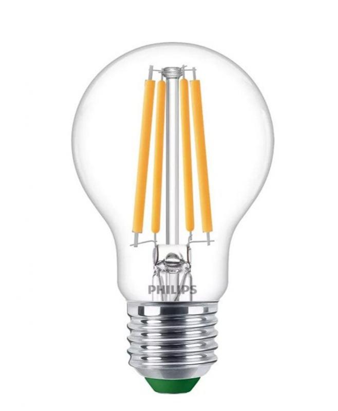 PHILIPS Master E27 Dimmbares LED Leuchtmittel Ultra Efficient 4W wie 60W warmweißes Licht in trendiger Filamentoptik