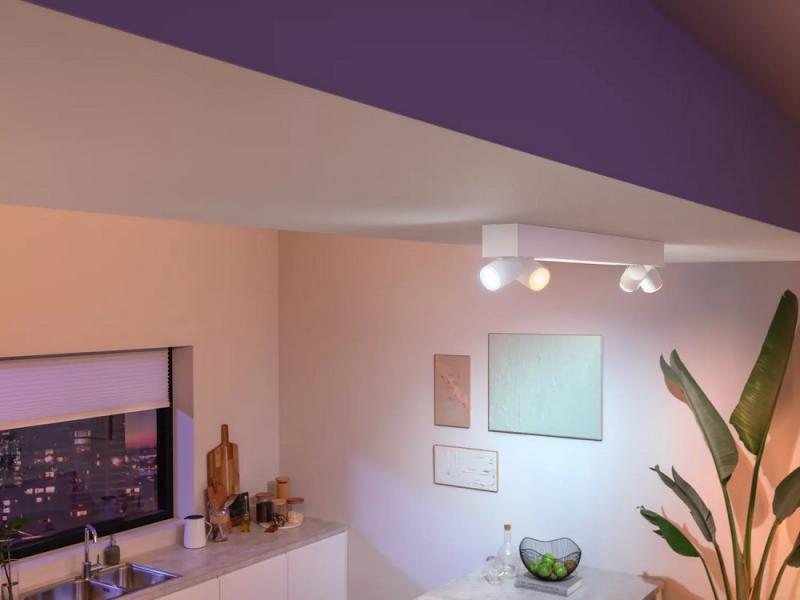 Philips Hue White Color Ambiance Centris 4er Deckenspot in weiß RGBW