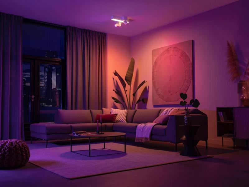 Philips Hue White And Color Centris Cross 3er-Spot Deckenleuchte in Weiß RGBW + TW