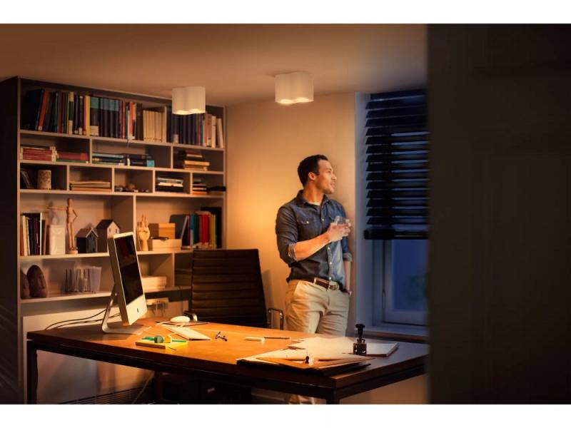 Philips Hue White Ambiance Pillar 2er Decken Strahler schwenkbar weiß inkl. Dimmschalter für Bluetooth & ZigBee