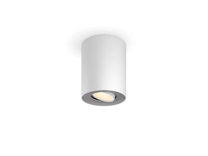 Philips Hue Schwenkbarer Deckenstrahler PILLAR Tunable White weiß inkl. Dimmschalter