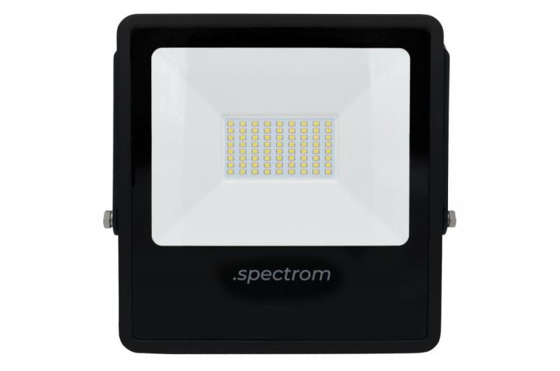 Leistungsstarker robuster .Spectrom LED-Fluter BLUE LINE 5500lm 45W 4000K IP65 schwarz