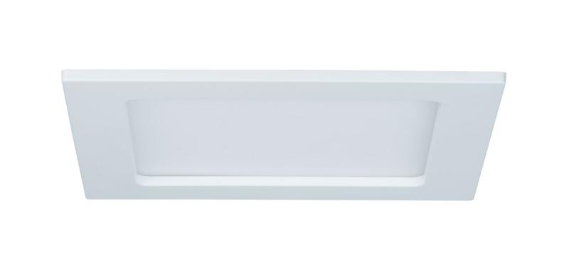 Paulmann 92068 Quality Einbauleuchte Set Panel eckig LED 12W 2700K 165x165mm Weiß