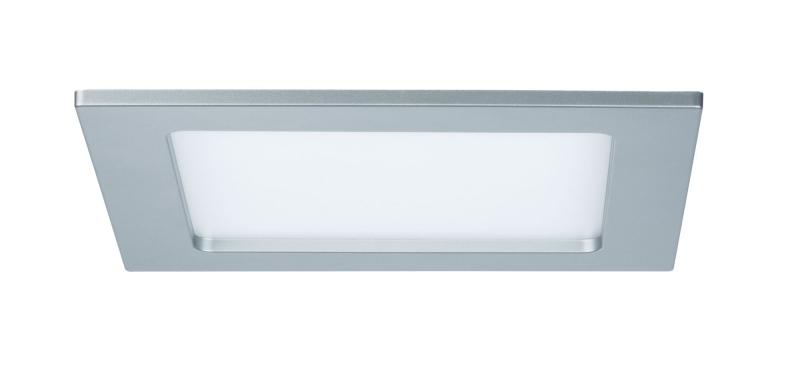 Paulmann 92077 Quality EBL Set Panel eckig LED 1x12W 4000K 230V 165x165mm Chr m/Kunststoff