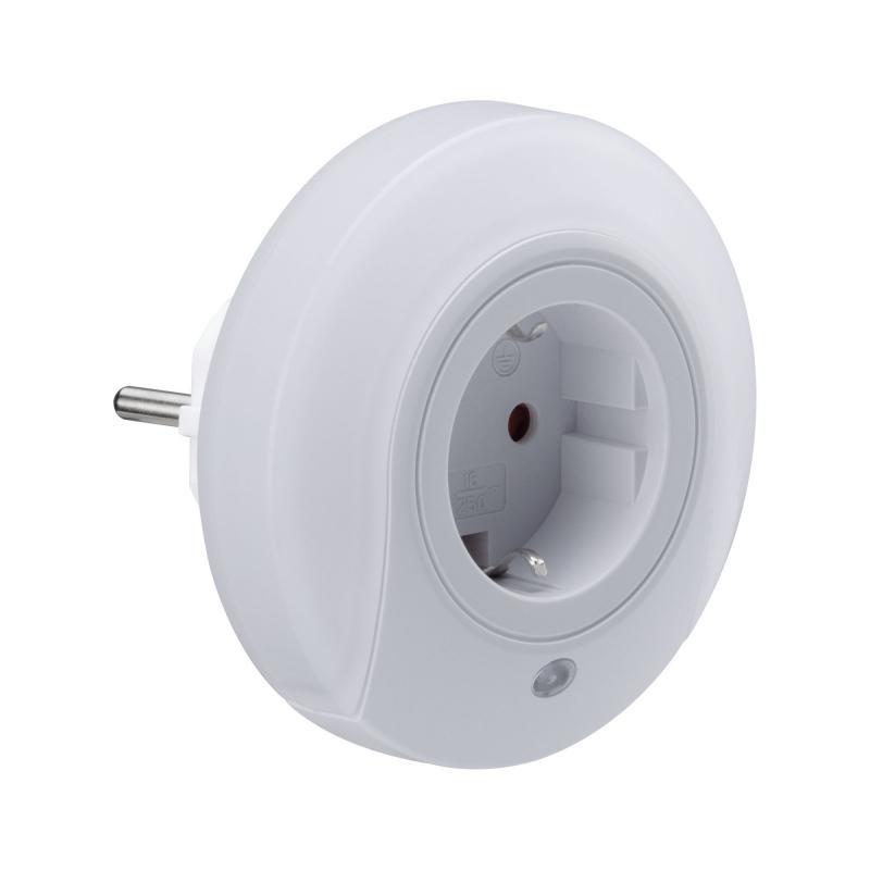 Paulmann 92494 AS Esby rund Nachtlicht Stecker weiß 0,2W 3000K Sensor - Assistance-Leuchte