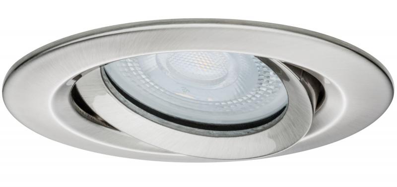 Paulmann 92899 Einbauleuchte Set Nova Plus IP65 schwenkbar LED 1x 7W GU10 Eisen geb