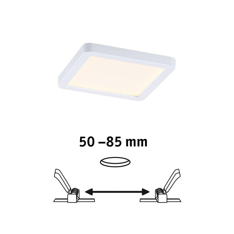 Paulmann 93039 EB Panel AREO VariFit IP44 6,5W 3000K 118x118mm Weiß Kst