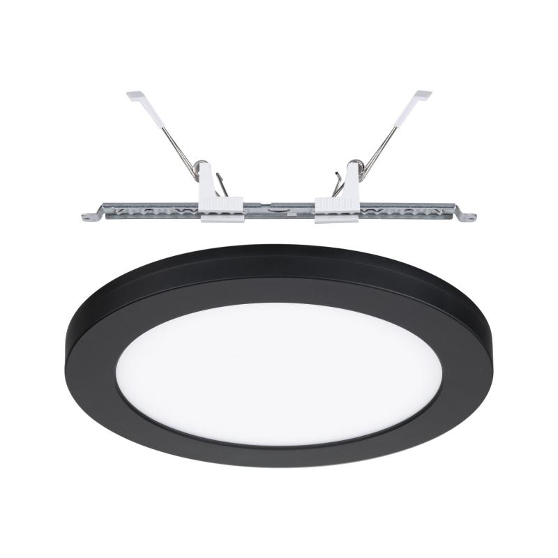 Paulmann 93097 LED Einbaupanel 2in1 Cover-it  rund 225mm neutralweiß Schwarz