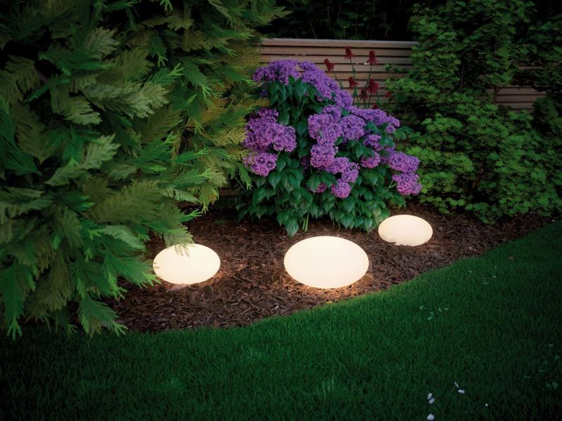 Paulmann 94176 Outdoor Plug & Shine Stone leuchtende Gartenkugel