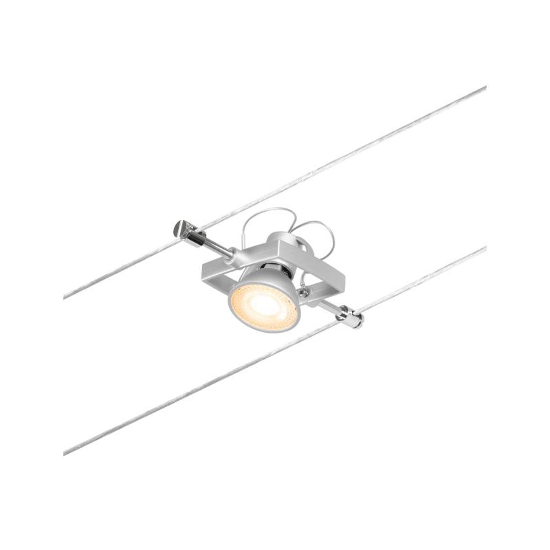  MacII Spot für Seilsystem Paulmann 94431 GU5,3 Chrom matt 12V DC moderne Wohnbeleuchtung