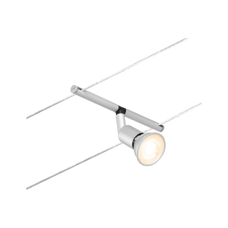 Paulmann 94443 Wire Spot Salt max1x10W GU5,3 Chrom matt/Chrom 12V DC 60VA Kunststoff/Metall