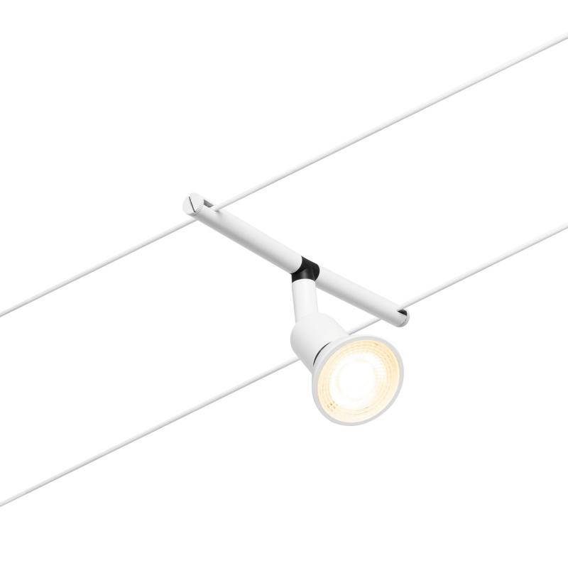 Paulmann LED-Seilsystem Salt 5-flammig GU5,3 Weiß matt Chrom12V Decken- und Wandbeleuchtung 94458