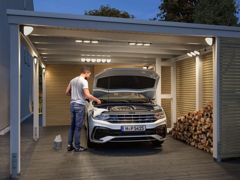 Aktion: Nur noch angezeigter Bestand verfügbar - Paulmann 94581 Park+Light 1 Meter Verbindungs Kabel Carport IP67