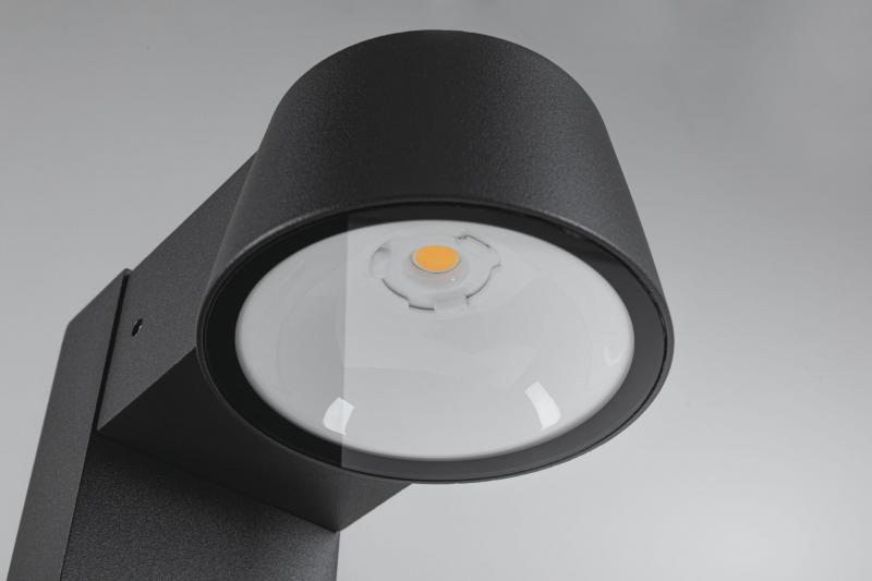 Paulmann 94715 LED Pollerleuchte Capea Insektenfreundlich Spritzwasser geschützt  500mm extra warmweiß Schwarz  Aluminium