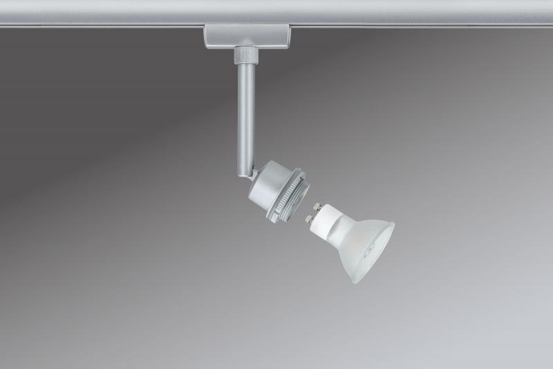 Paulmann 95182 URail System DecoSystems LED Spot 1x3.5W GU10 Chrom Metall
