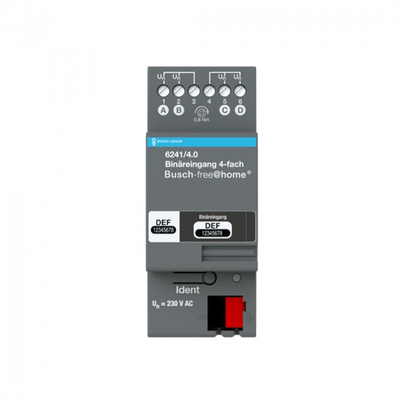 Busch-Jaeger 6241/4.0 Binäreingang 4fach 230 V REG BJE