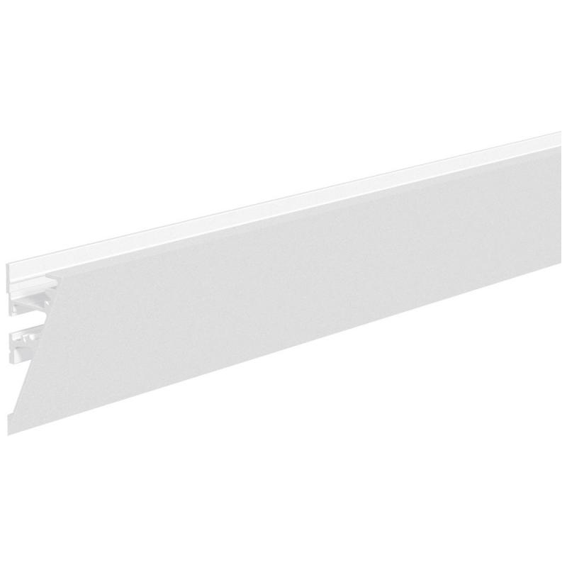 EVN Wand-Profil, schräg Aluminium-Profil 200cm weiß pulverbeschichtet