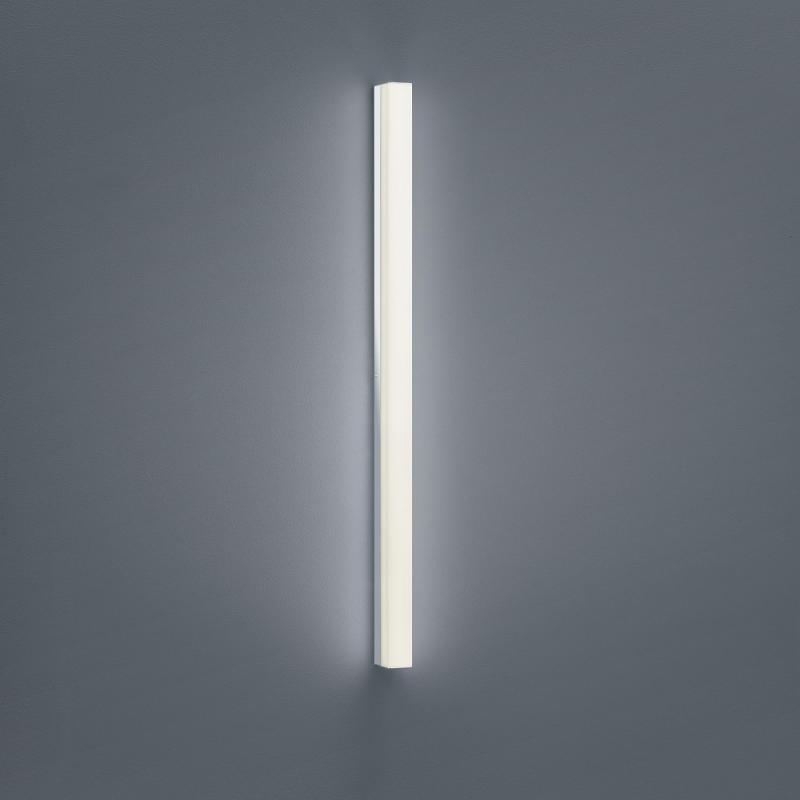 90cm Geradlinige Helestra LADO LED Spiegelleuchte & Wandleuchte in weiß/chrom Badezimmer geeignet