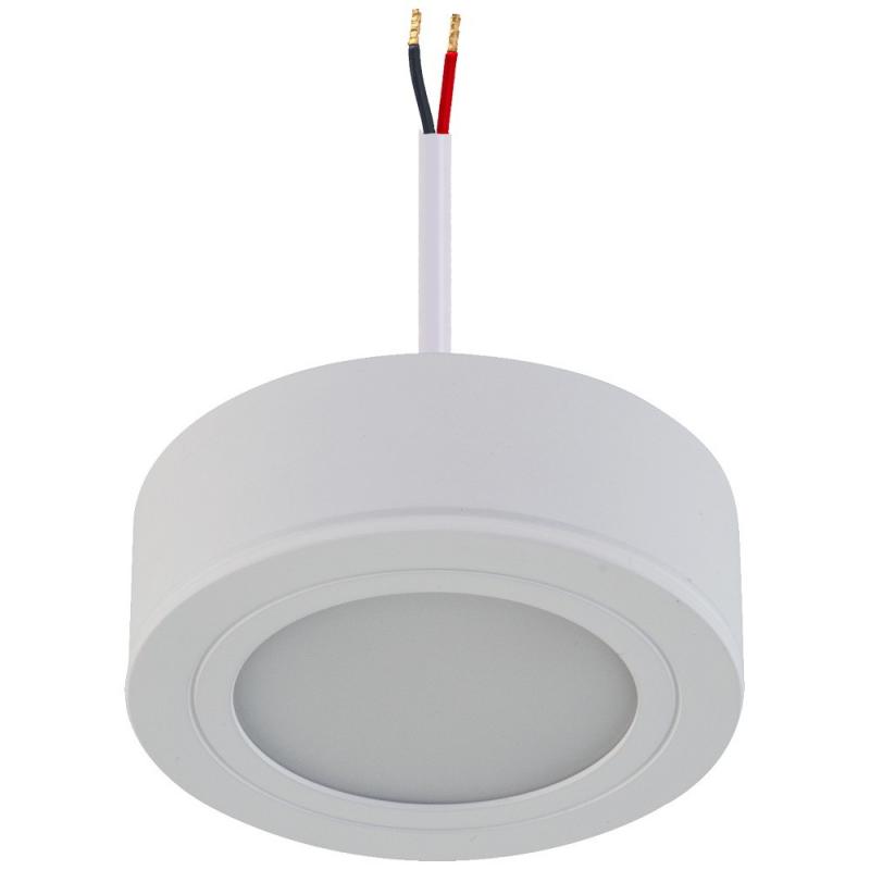 EVN P-LED Deckenanbauleuchte rund weiß IP20 3W 3000K warmweißes Licht EinbauØ60