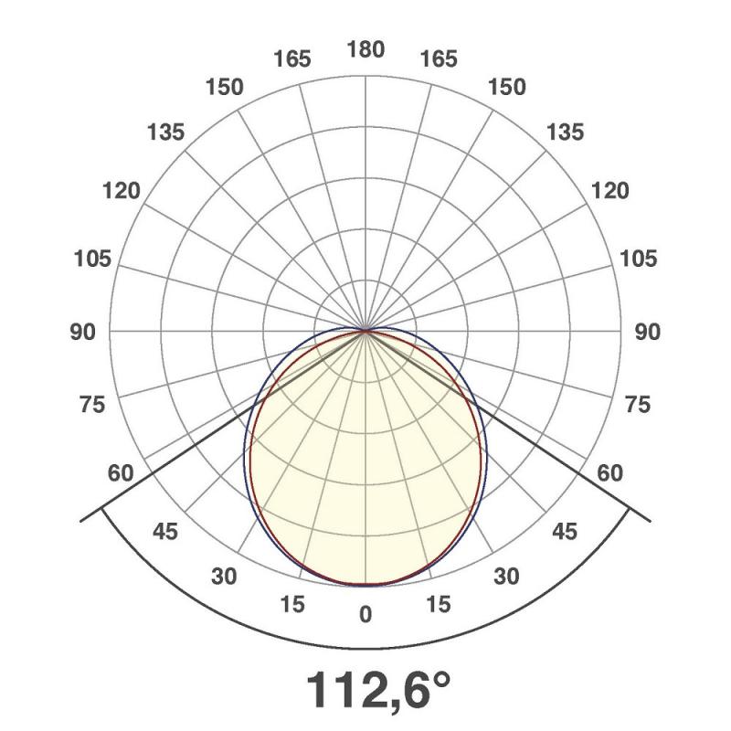 60cm EVN LED Anbauleuchte silber 597mm IP20 3000K 20W 1805lm - warmweiße Beleuchtung