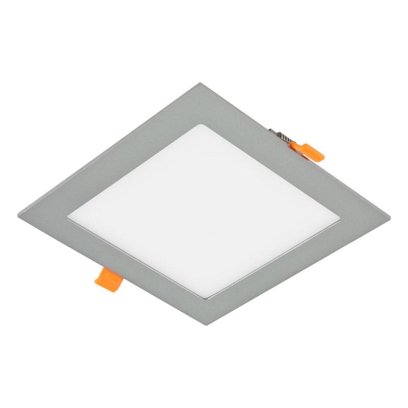 EVN LED Einbaupanel mit universalweißem Licht silber IP20 15W 4000K 1100lm