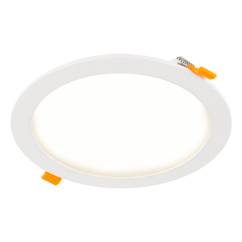 EVN LED Einbaupanel mit universalweißem Licht rund weiß IP44 16.5W 4000K 1320lm EinbauØ165