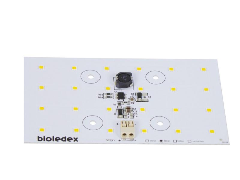 Bioledex LED Modul 120x74mm 24VDC 24W 2750Lm 3000K Warmweiss