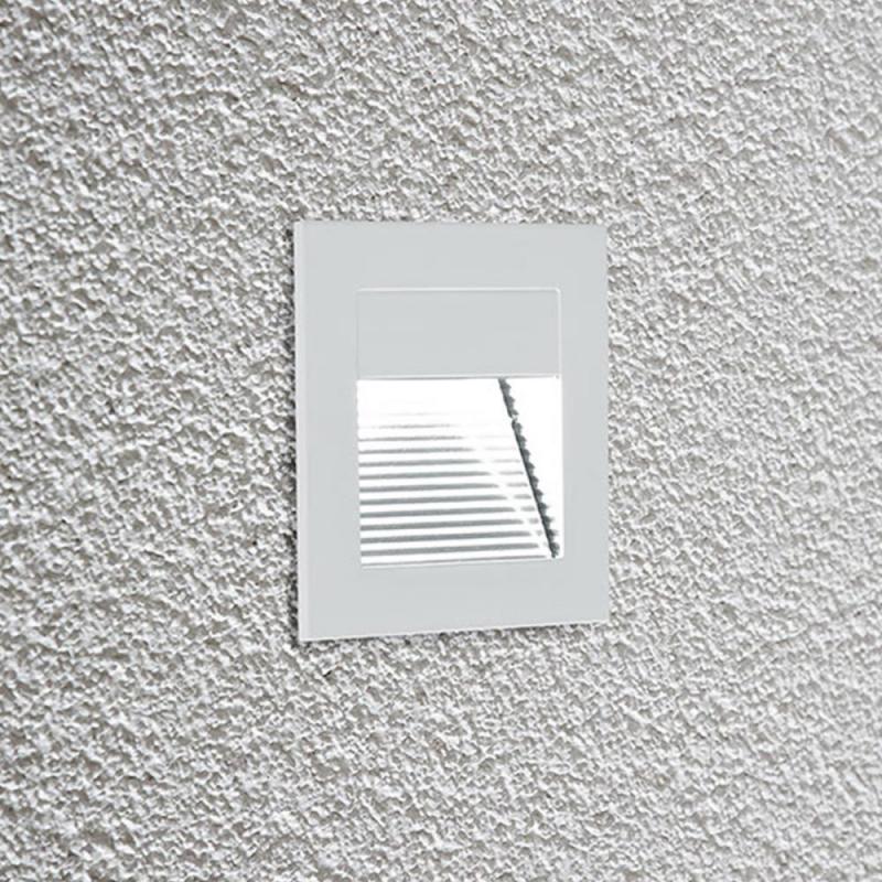 EVN LED Wand-Einbaustrahler warmweißes Licht in weiß IP20 2.2W 3000K