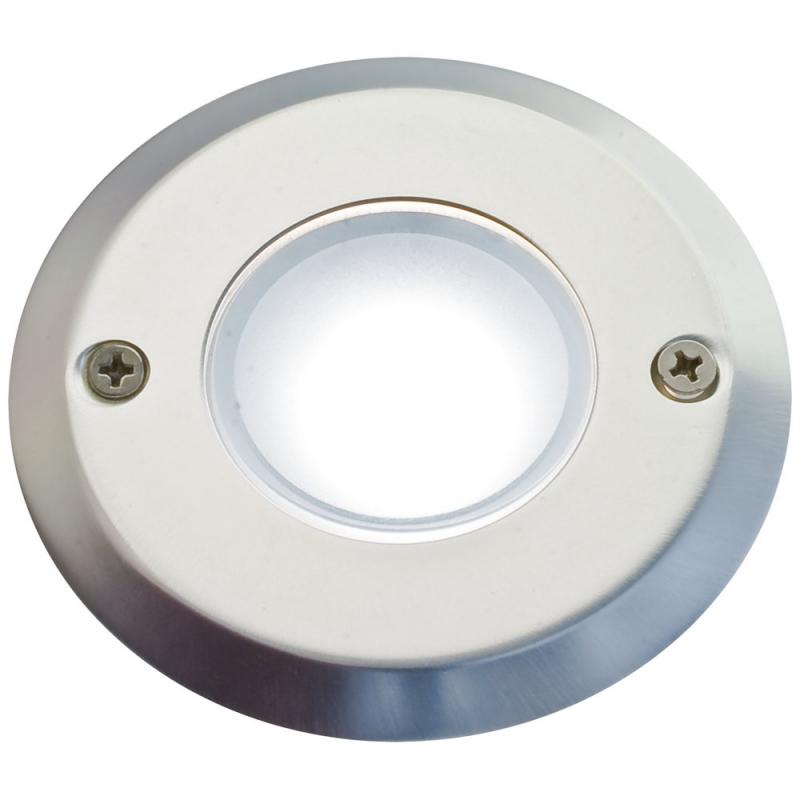 EVN LED Einbaustrahler mit kaltweißem Licht feuchtraumgeeignet Alu IP65 1W 6000K EinbauØ52