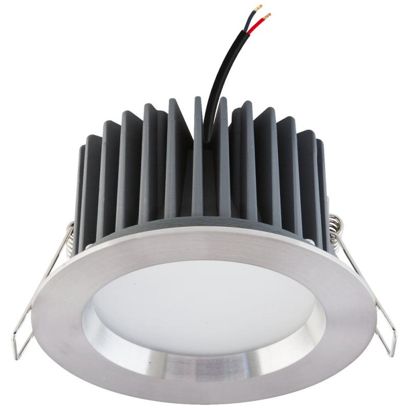 EVN LED Decken-Einbaustrahler mit warmweißem Licht feuchtraumgeeignet und EDS IP44 24V/DC 11W 3000K EinbauØ90