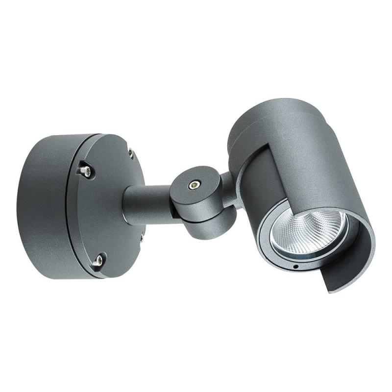 EVN LED Outdoor Wandstrahler schwenkbar anthrazit IP65 15W 3000K warmweißes Licht