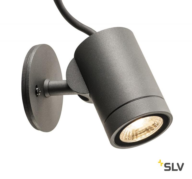 SLV 1000735 HELIA LED SPOT, Outdoor Strahler, 3000K, 35°, anthrazit, IP55