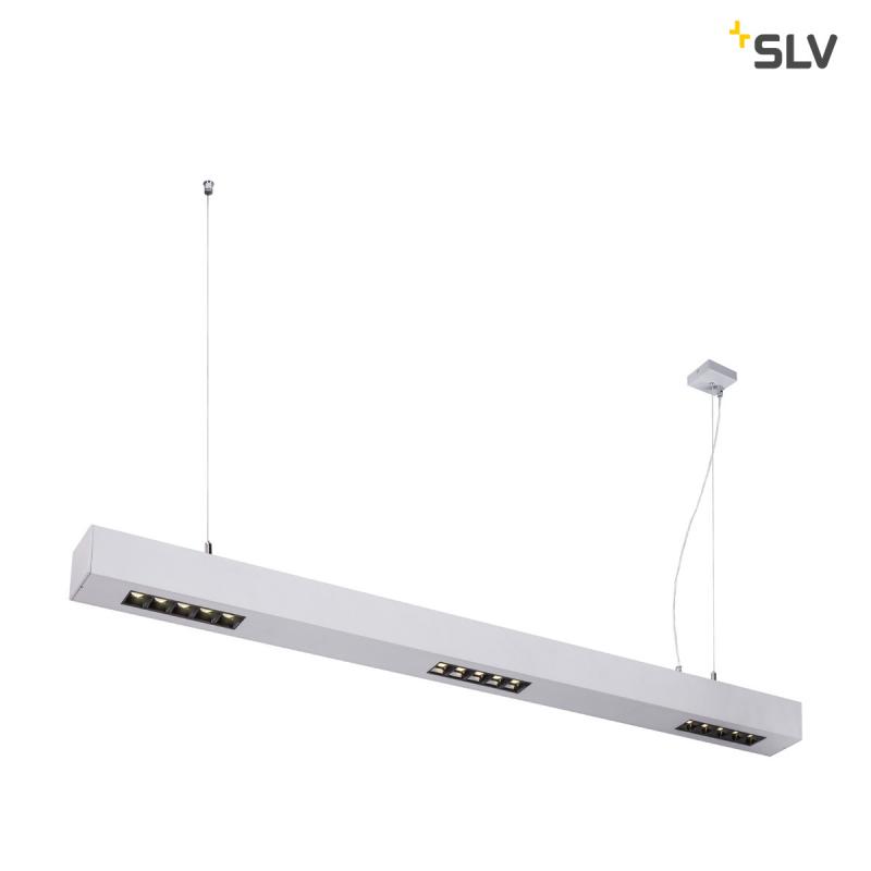 SLV 1000934 Q-LINE PD LED Indoor Pendelleuchte 1m BAP silber 4000K