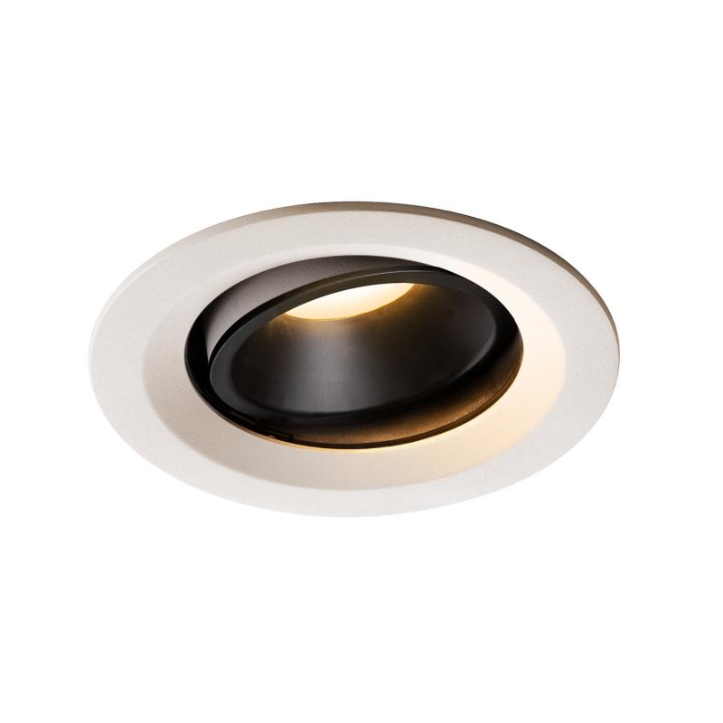 SLV 1003589 NUMINOS MOVE DL M Indoor LED Deckeneinbauleuchte weiß/schwarz 3000K 20° dreh- und schwenkbar