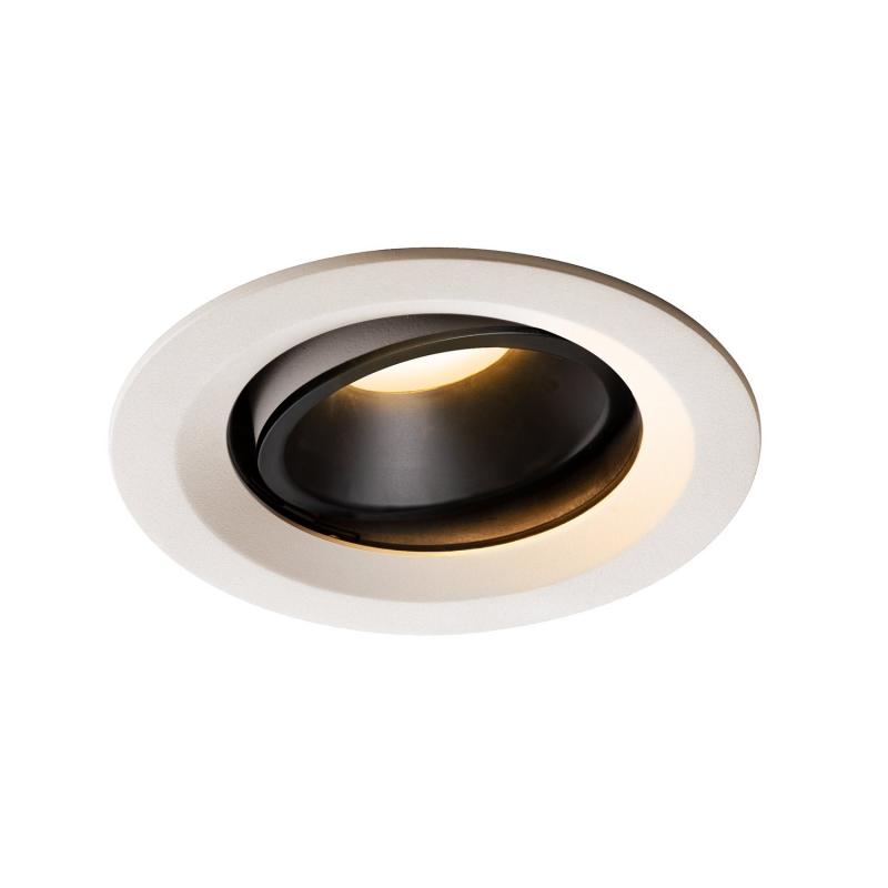 SLV 1003595 NUMINOS MOVE DL M Indoor LED Deckeneinbauleuchte weiß/schwarz 3000K 55° dreh- und schwenkbar