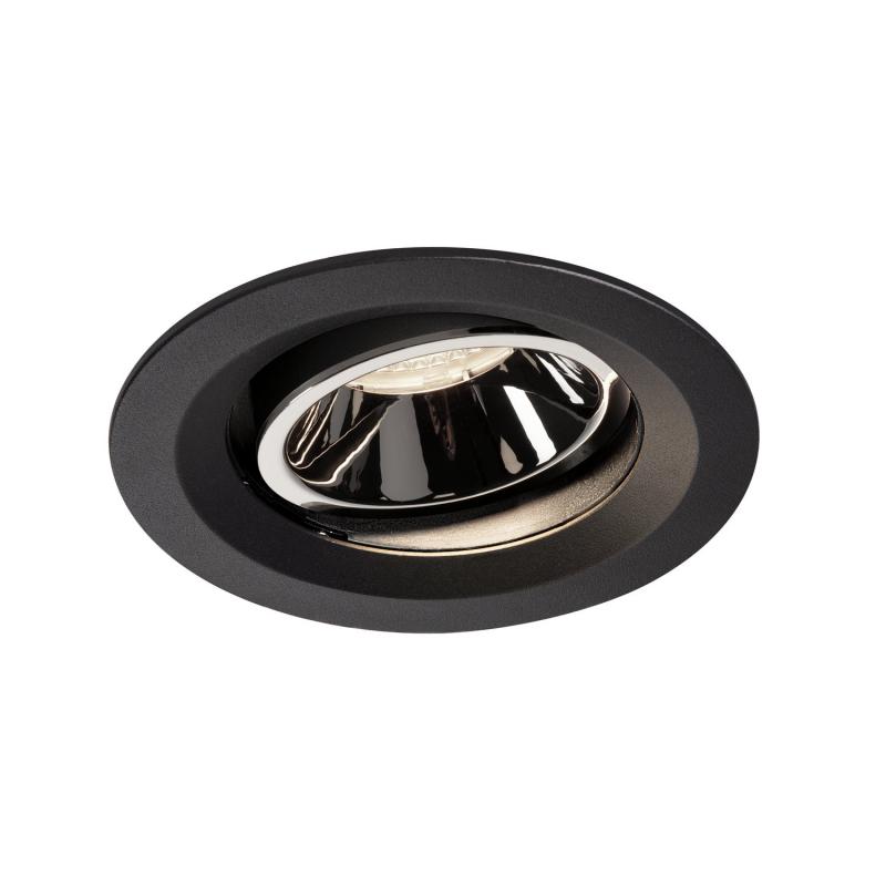 SLV 1003609 NUMINOS MOVE DL M Indoor LED Deckeneinbauleuchte schwarz/chrom 4000K 55° dreh- und schwenkbar