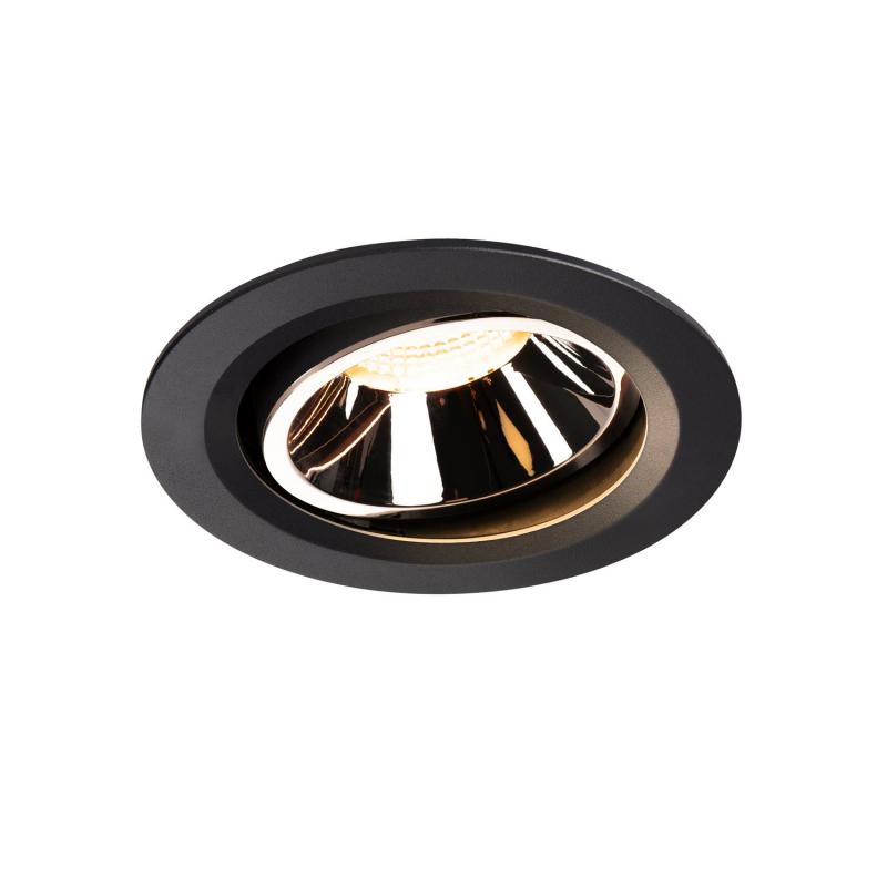 SLV 1003657 NUMINOS MOVE DL L Indoor LED Deckeneinbauleuchte schwarz/chrom 3000K 55° dreh- und schwenkbar