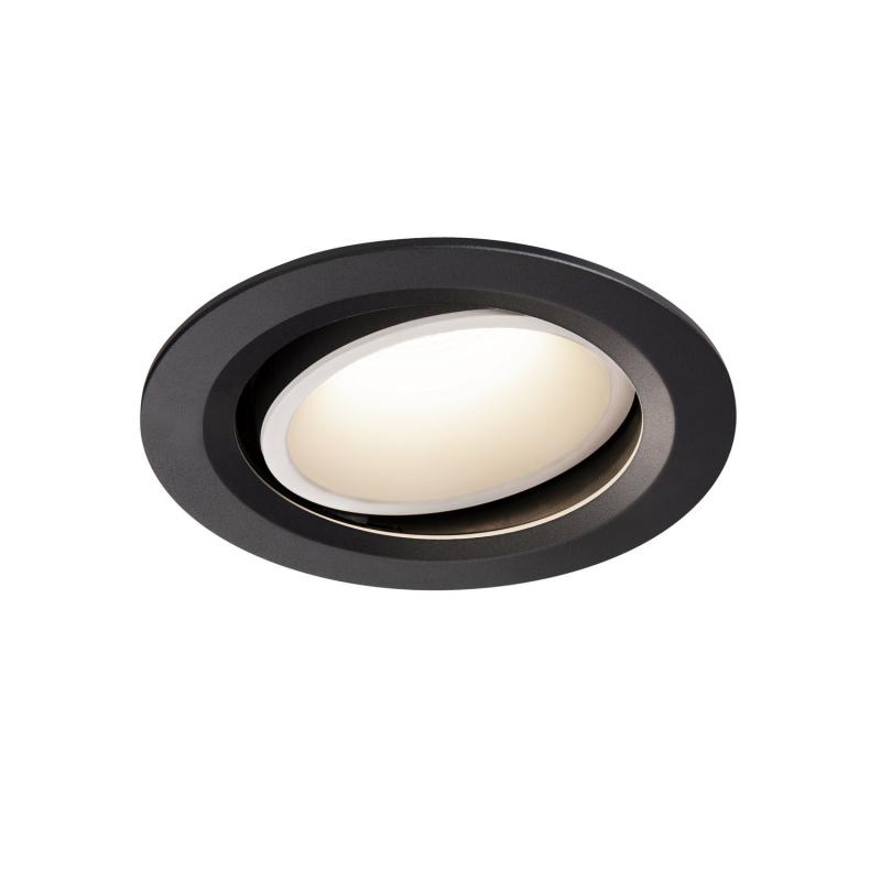 SLV 1003674 NUMINOS MOVE DL L Indoor LED Deckeneinbauleuchte schwarz/weiß 4000K 20° dreh- und schwenkbar