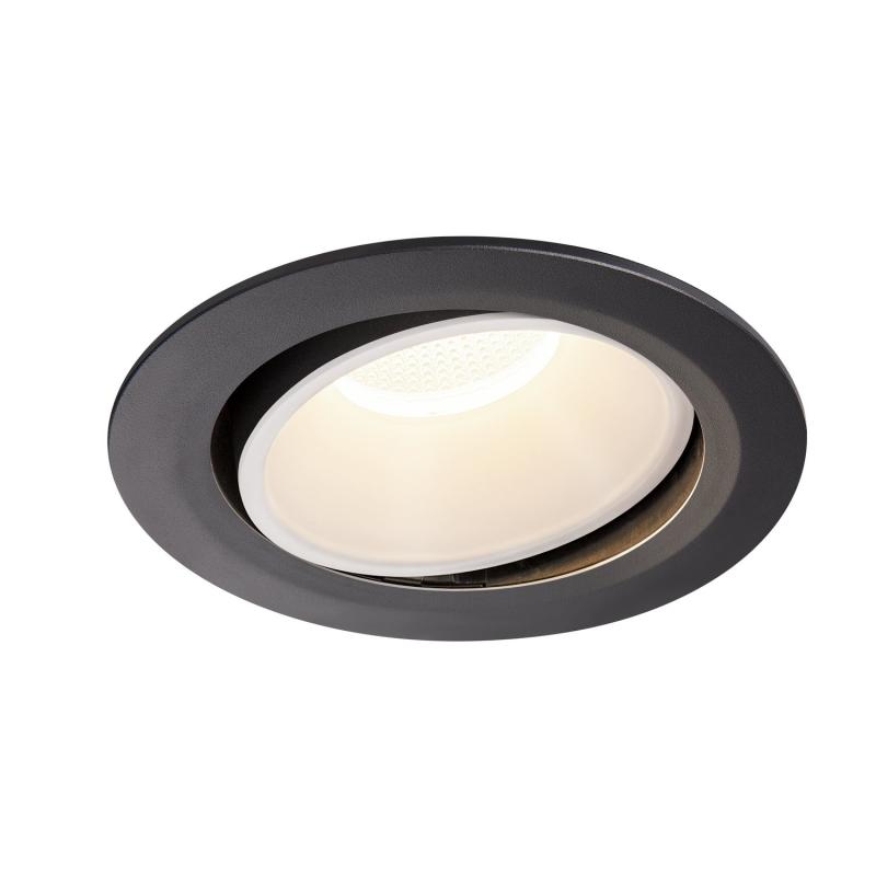 SLV 1003749 NUMINOS MOVE DL XL Indoor LED Deckeneinbauleuchte schwarz/weiß 4000K 40° dreh- und schwenkbar